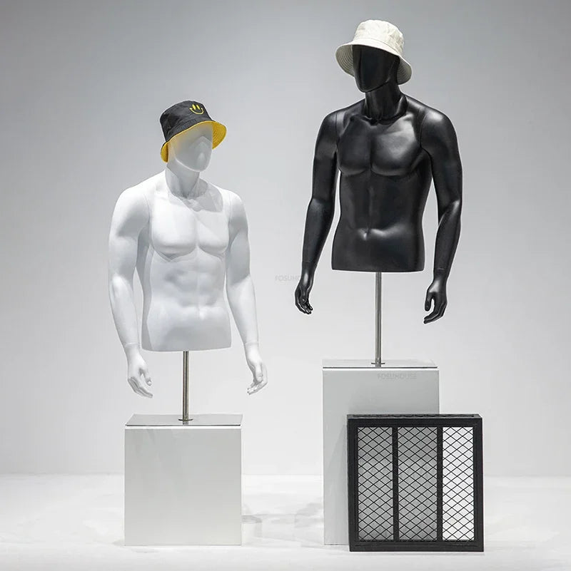 Male half-body mannequin 24152