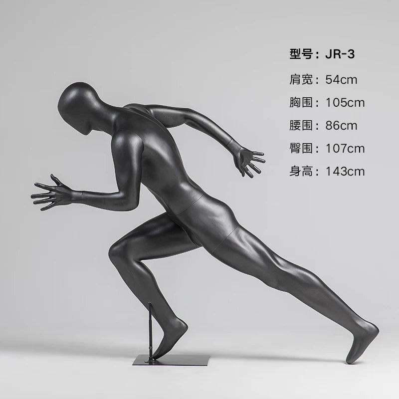 筋肉型ランニングマネキン 24156