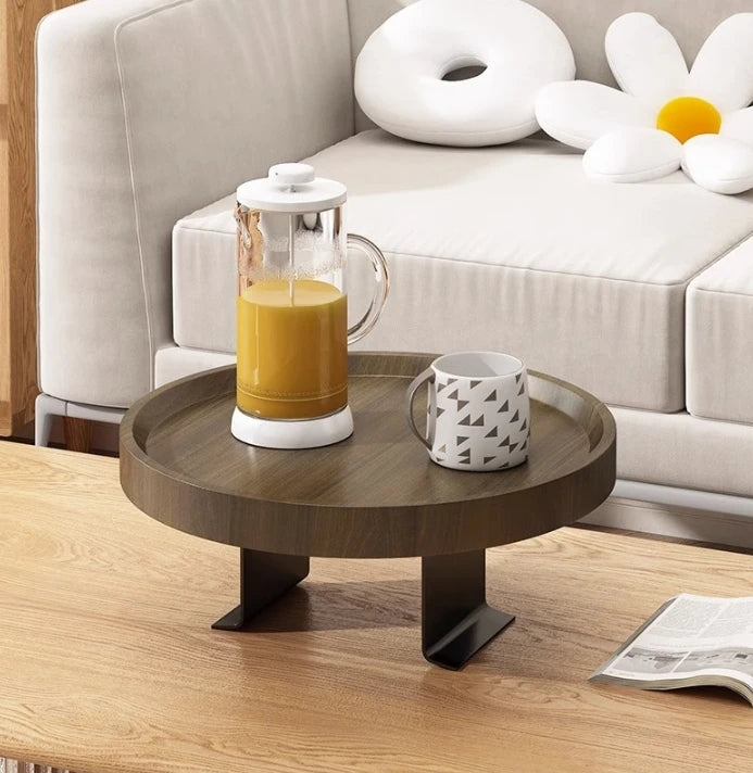 Mini Solid Wood Round Table for Side and Bed 2510