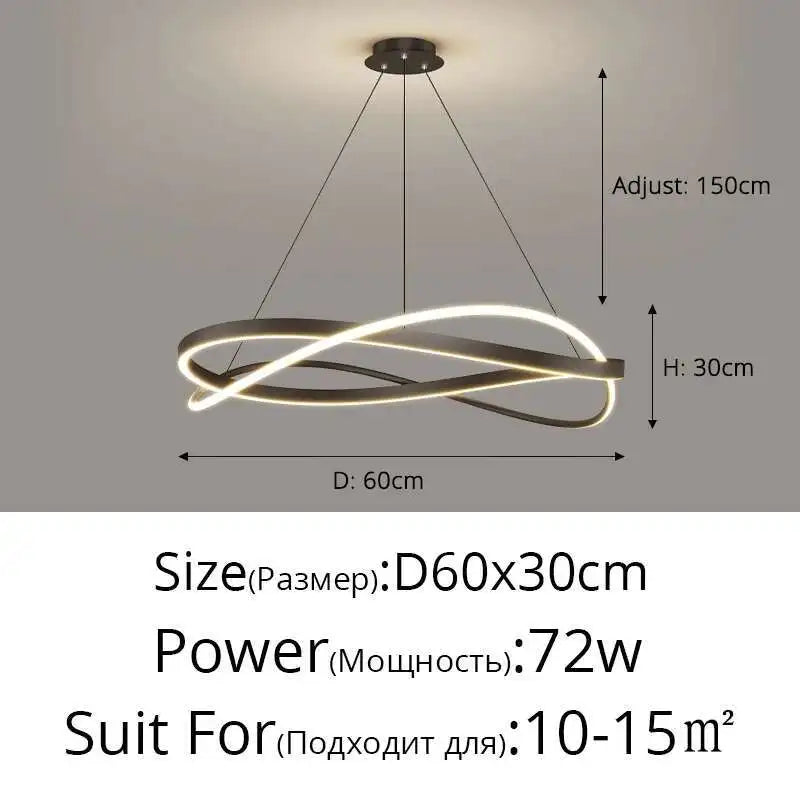 Moon motif LED pendant light 3406 