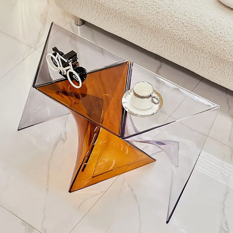 Acrylic living table, transparent 2502