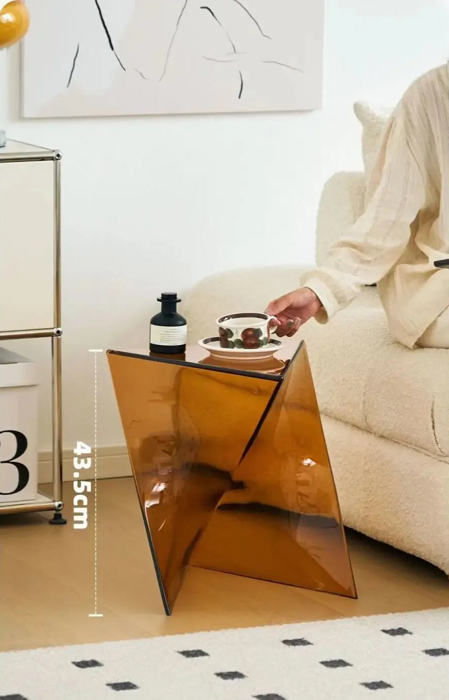 Acrylic living table, transparent 2502