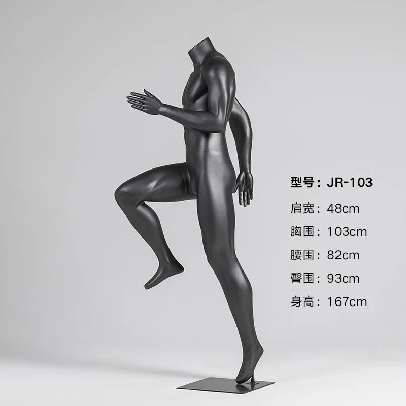 筋肉型ランニングマネキン 24156