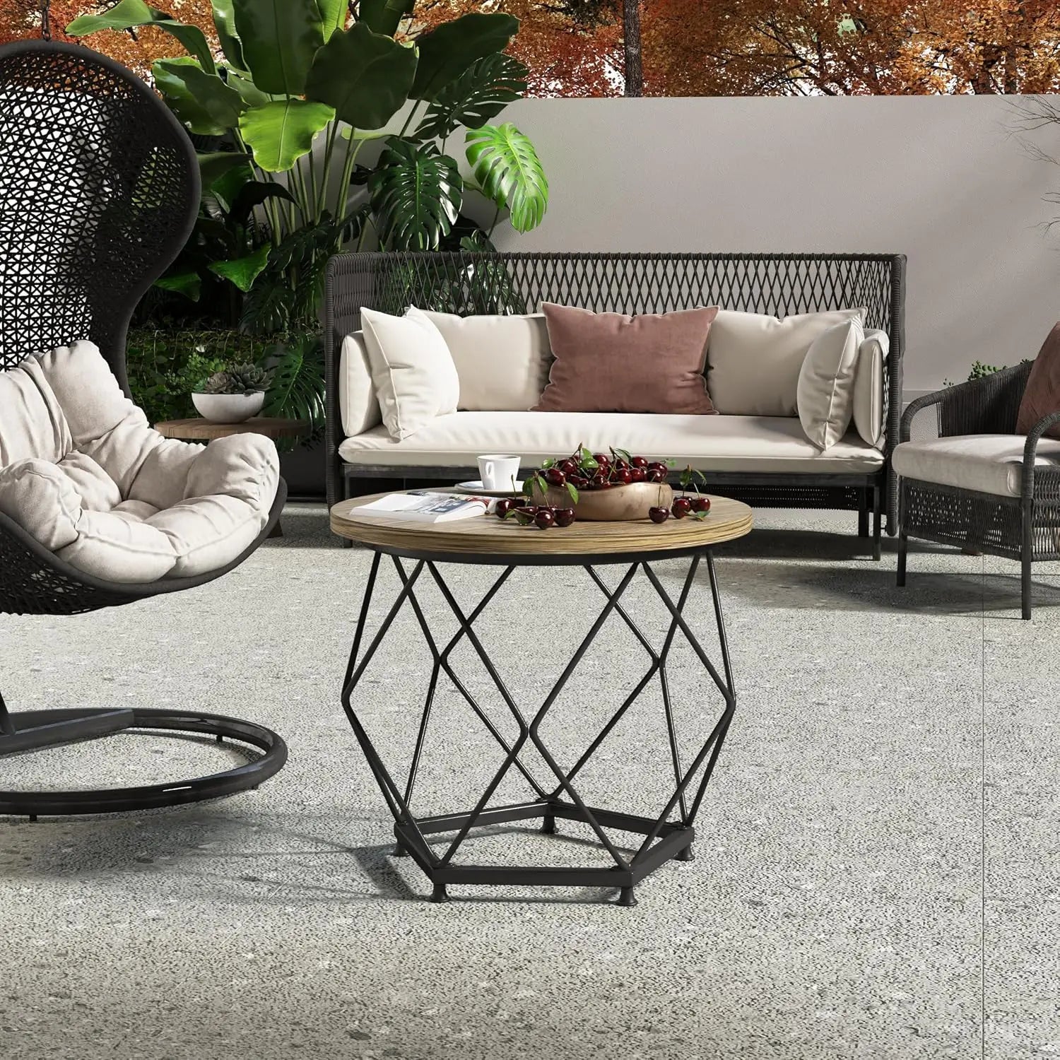 Small round modern coffee table 2710