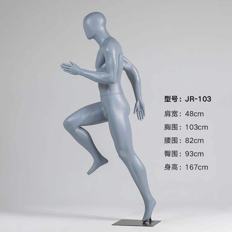 筋肉型ランニングマネキン 24156