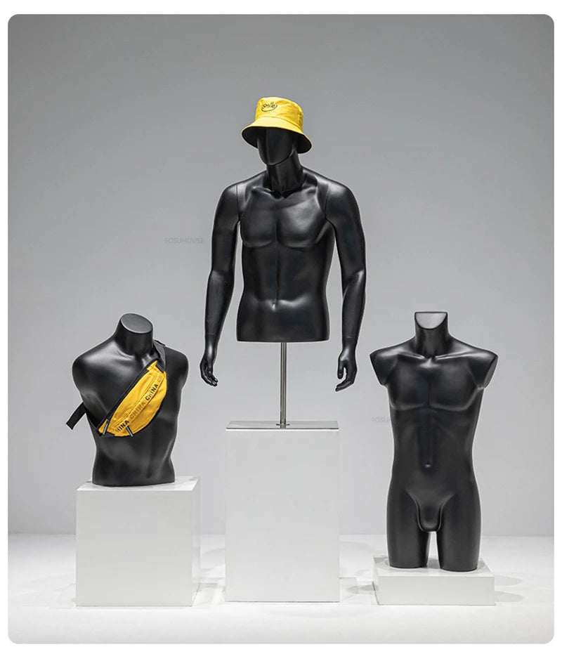Male half-body mannequin 24152