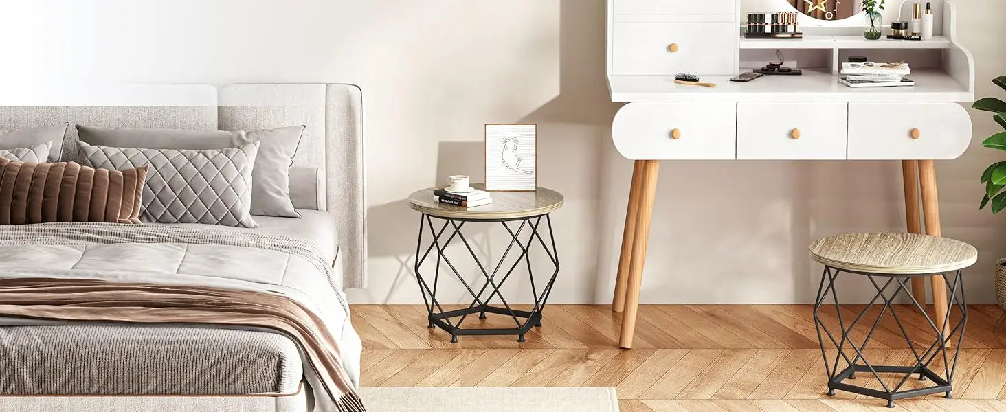 Small round modern coffee table 2710