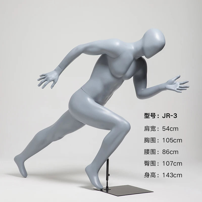 筋肉型ランニングマネキン 24156