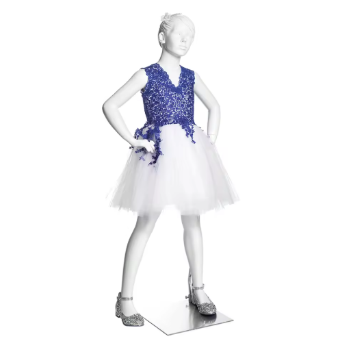 Child's Full-Body Mannequin Girl Hands-On Waist Pose 24199