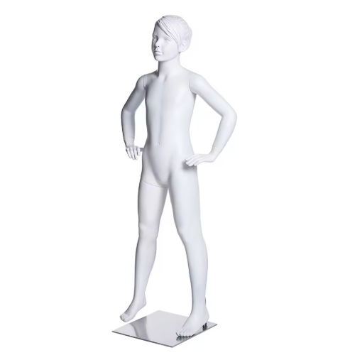 Child's Full-Body Mannequin Girl Hands-On Waist Pose 24199