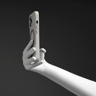 Kids Selfie Pose Mannequin White 24201