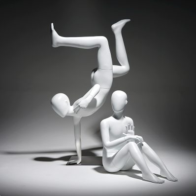 Kids Floor Sitting Pose Mannequin White 24204