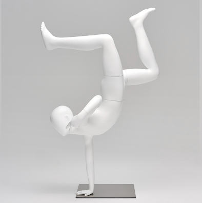 Kids Dance Pose Mannequin White 24205