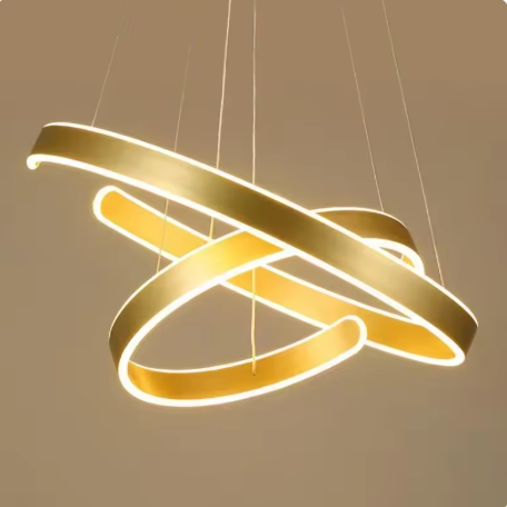 モダン LEDリングペンダントライト 3灯 調光対応 3406