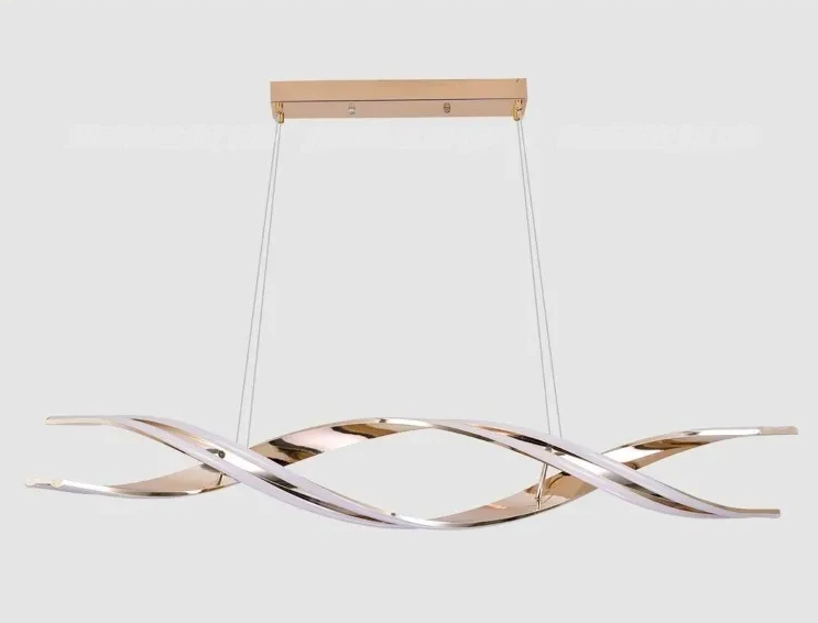 モダン LEDウェーブペンダントライト ロング3407