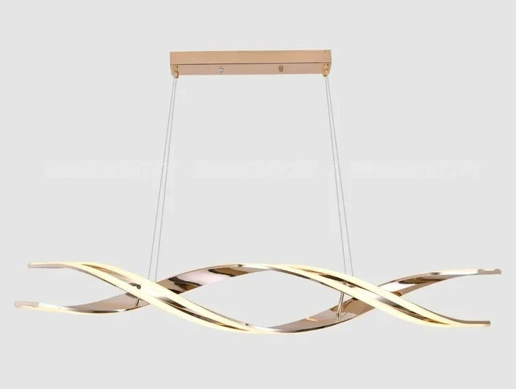 モダン LEDウェーブペンダントライト ロング3407