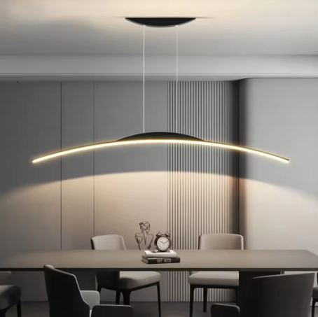 Modern LED Arch Pendant Light Long 3409