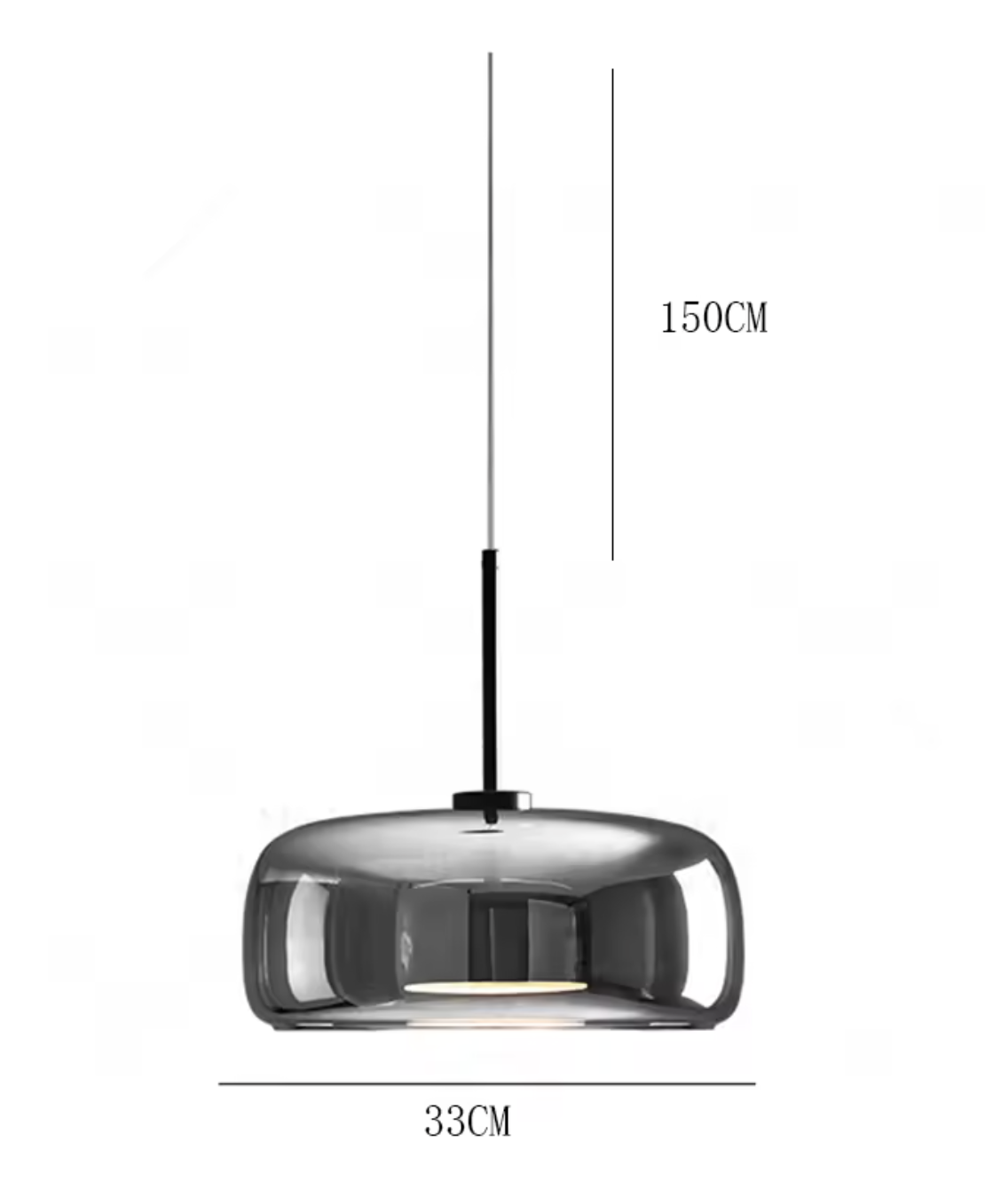 ブラック×ゴールドのシリンダー型ペンダントライト単体｜モダンデザインの吊り下げ照明