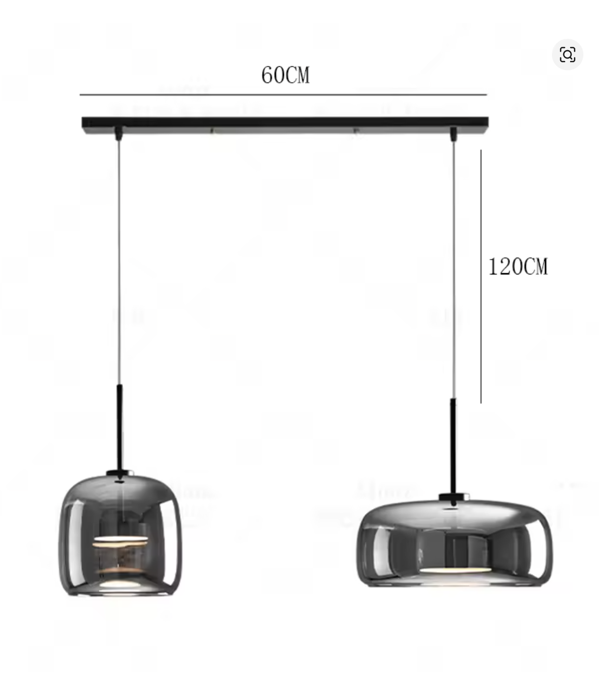 ブラックカラーのシリンダー型ペンダントライト単体｜モダンな吊り下げ照明デザイン