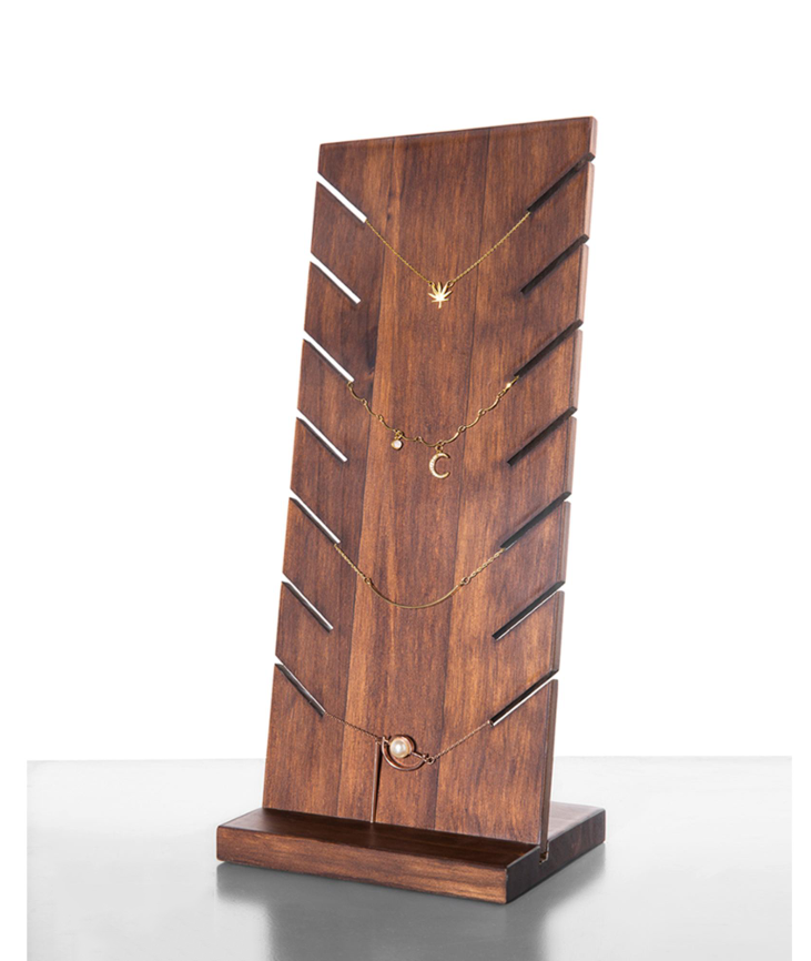 ウッドネックレスディスプレイスタンド2627