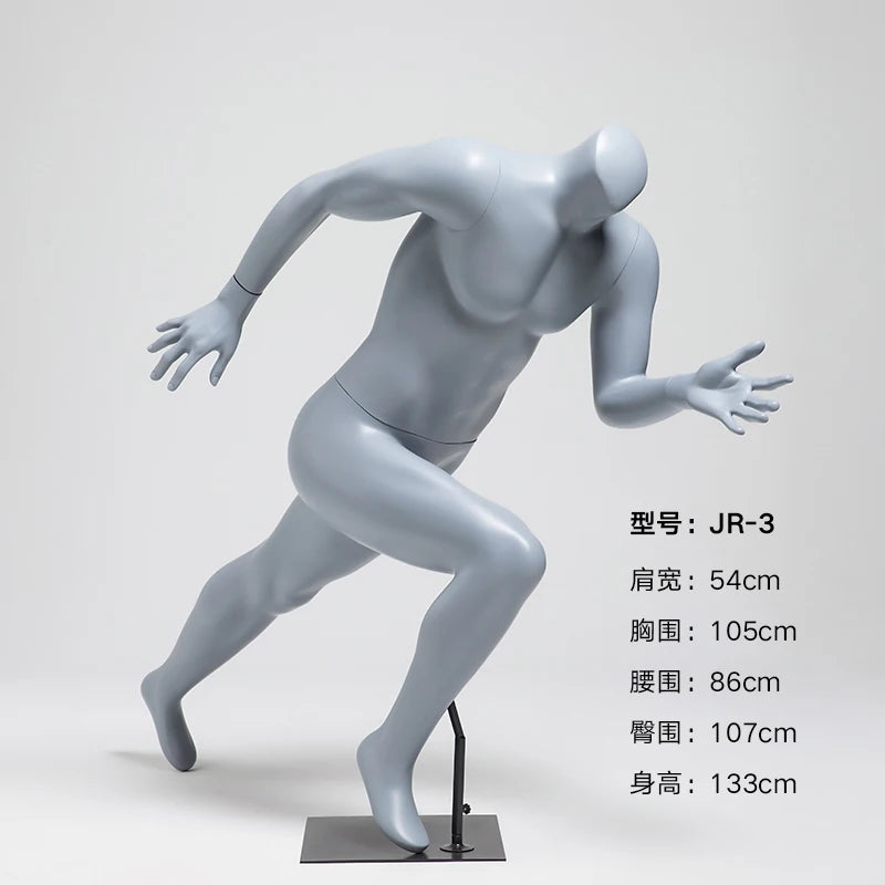 筋肉型ランニングマネキン 24156