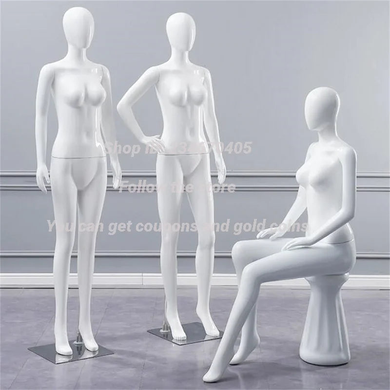 白色女性マネキン 24145