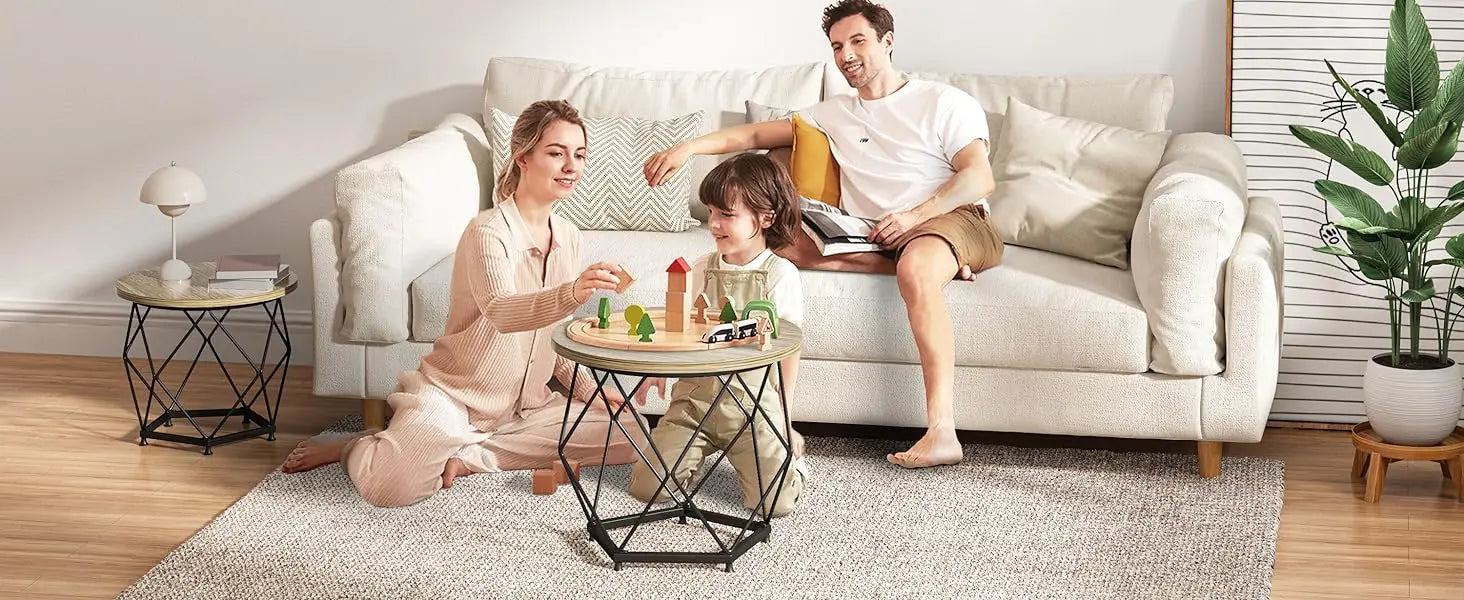 Small round modern coffee table 2710