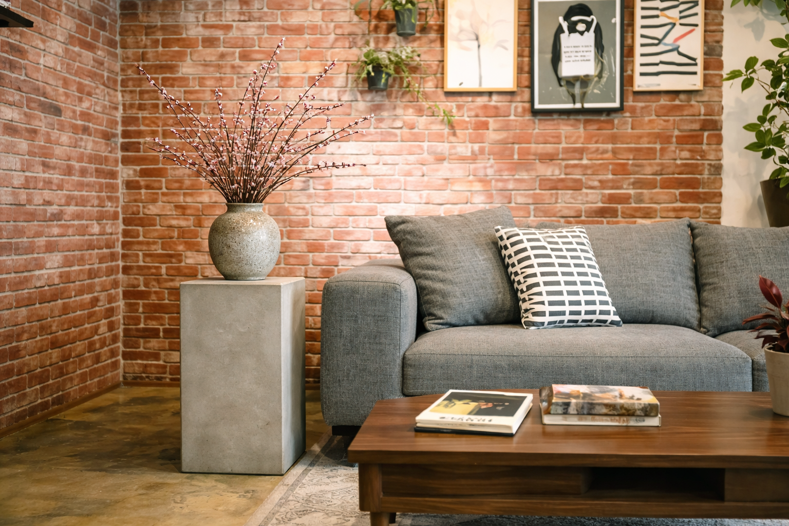 コンクリート調 展示テーブル