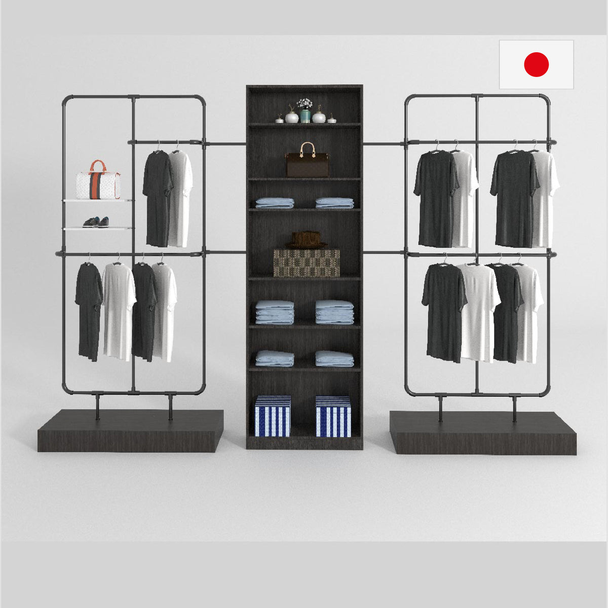 display-rack-black-wood-shelf- 