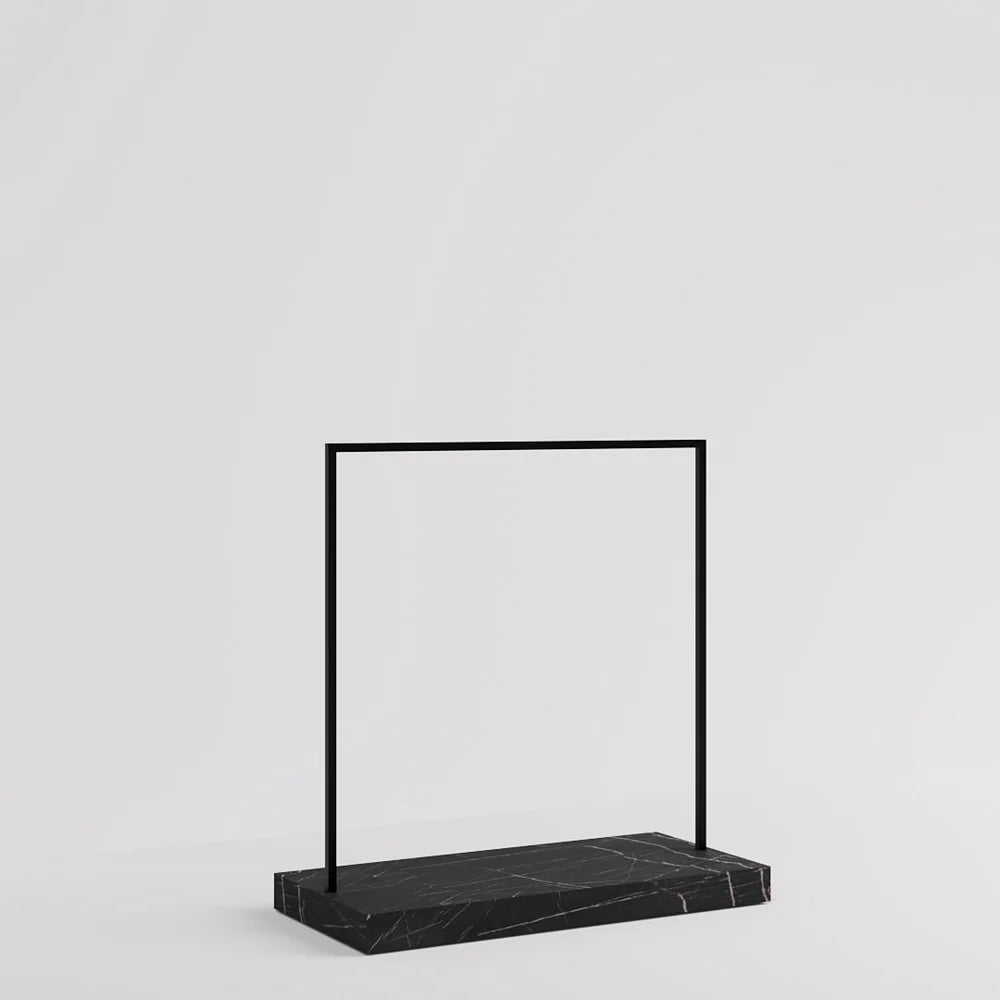 店舗ディスプレイ用W1200ブラックハンガーラック