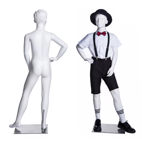 男女マネキン比較展示・アパレルディスプレイ用