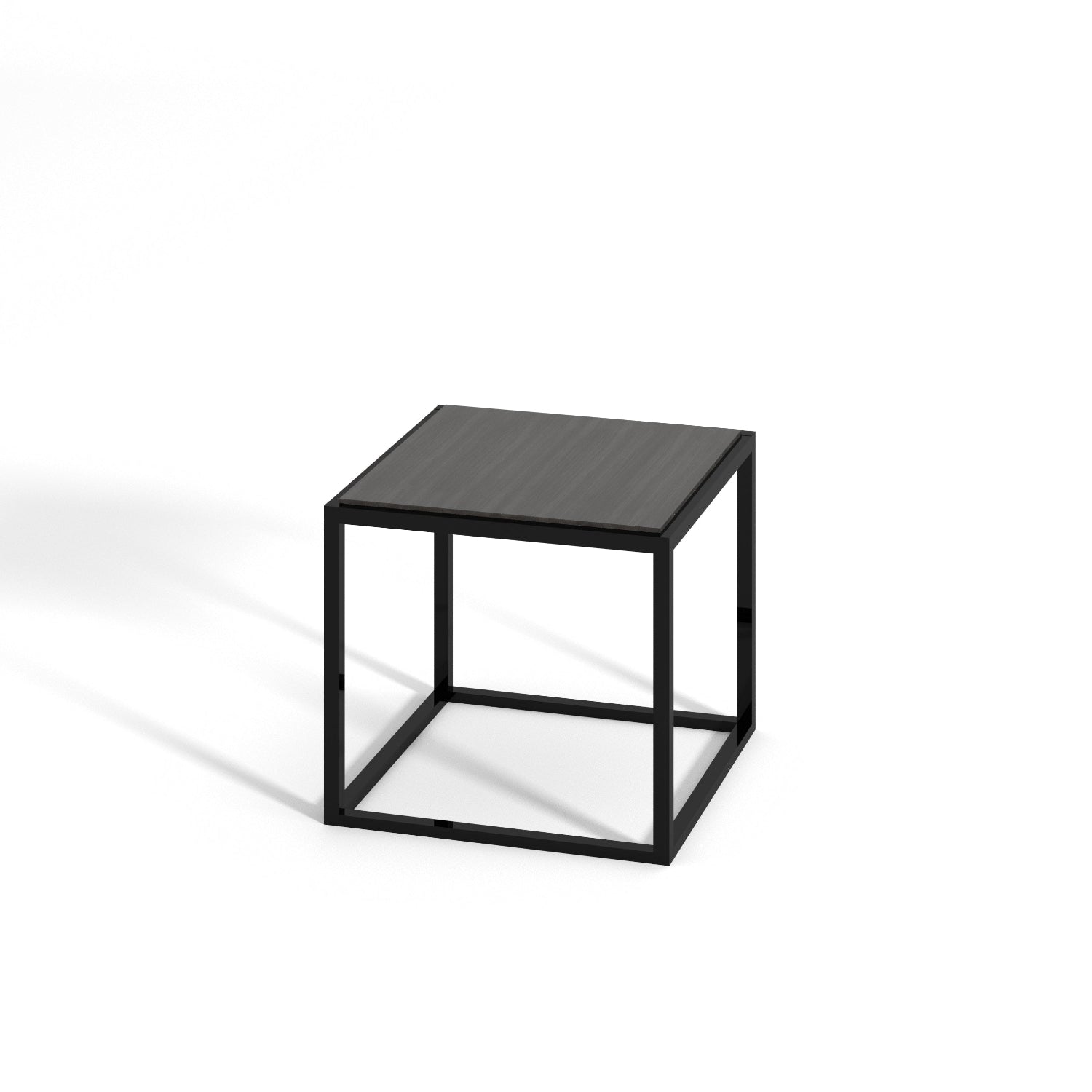 ミニマルデザインのモダンな金属フレームテーブル - ブティック、メゾン、商業スペースに最適