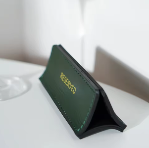 ミリタリーグリーン レザー RESERVED テーブルスタンド