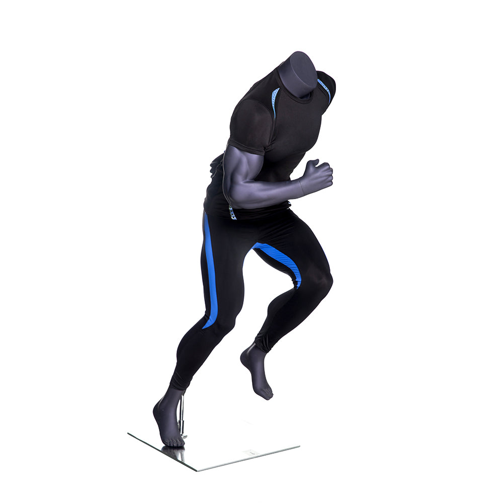 Men's Sports Mannequin 24156 | Running Pose/Muscle Expression Model