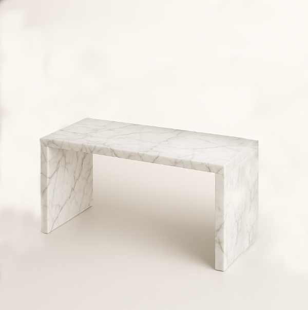 大理石風の小型ディスプレイテーブルの商品画像