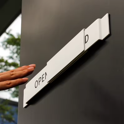 手で操作する スライド式 OPEN CLOSED サイン-5