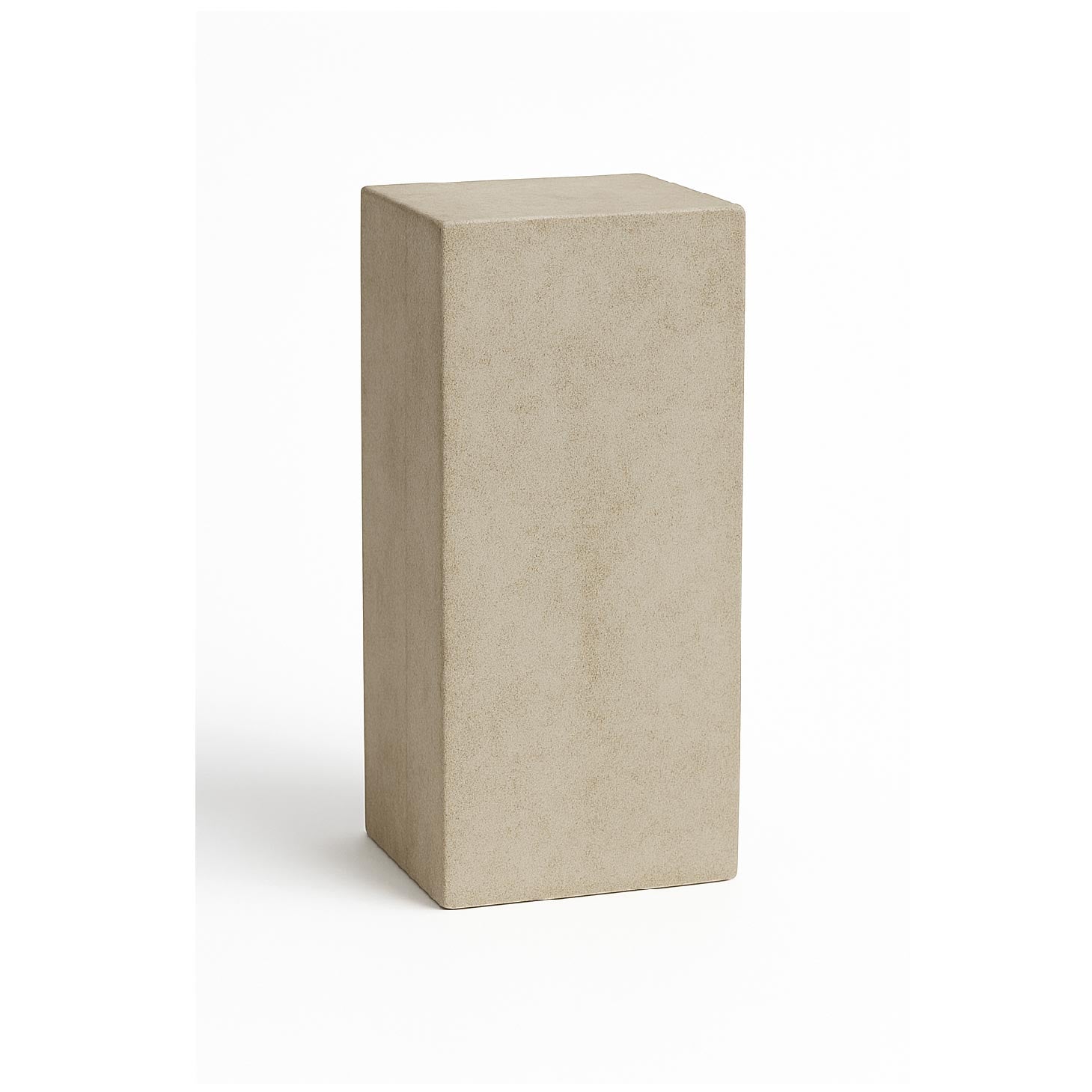 ベージュカラーのシンプルな展示台