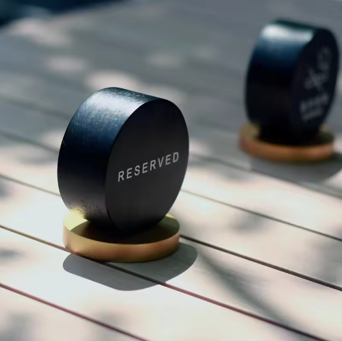 丸型 卓上サイン RESERVED レストラン用
