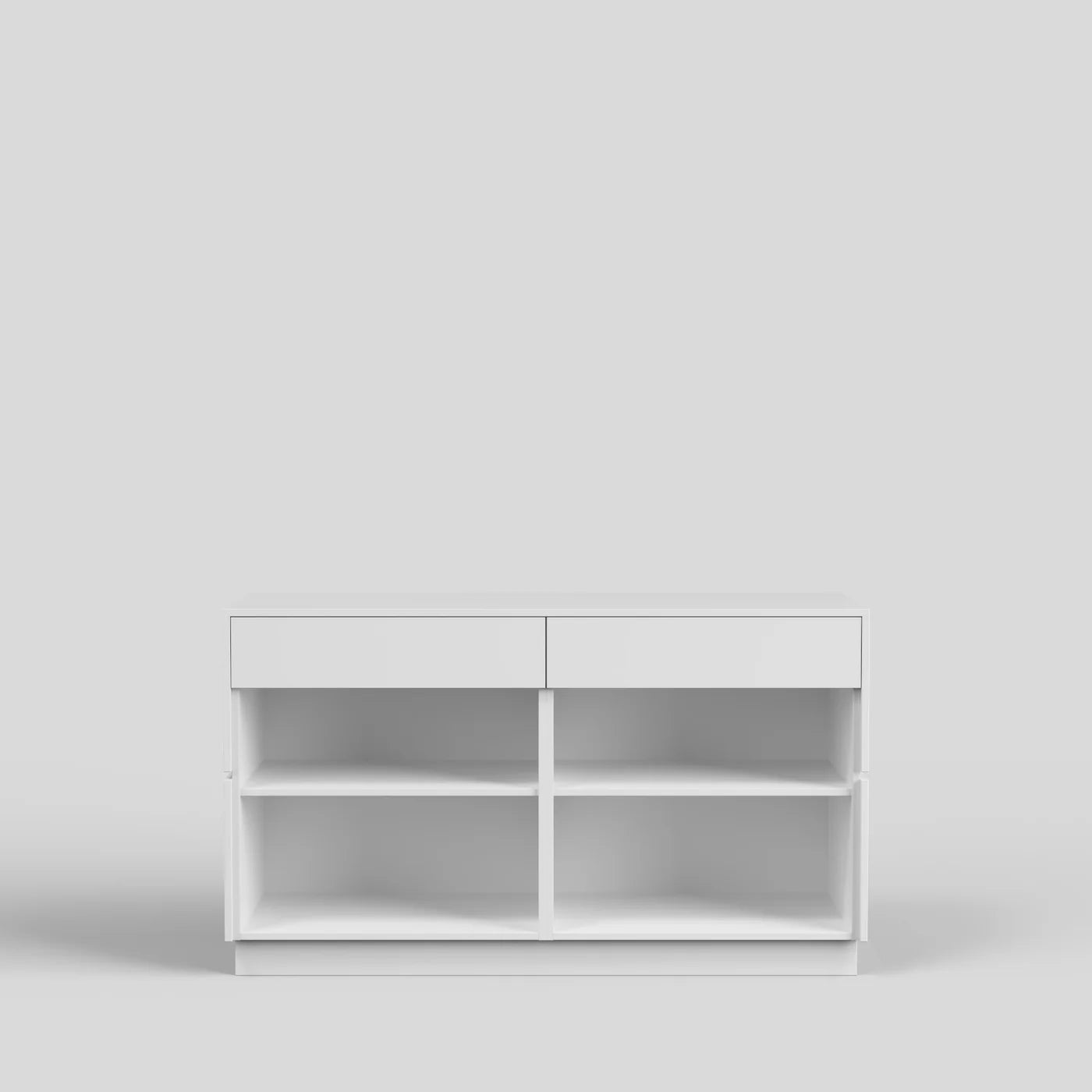 VARIOSホワイトチェックアウトカウンター店舗什器